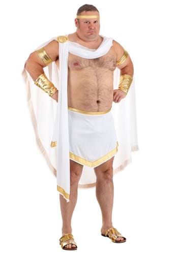 Click Here to buy Plus Size Mens Zeus Costume from HalloweenCostumes, CDN Funds & Shipping