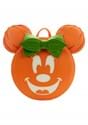 Loungefly Disney Glow Face Minnie Pumpkin Mini Bac