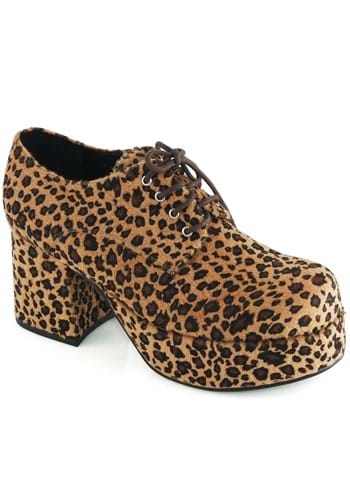 Click Here to buy Leopard Platform Mens Pimp Shoes from HalloweenCostumes, CDN Funds & Shipping