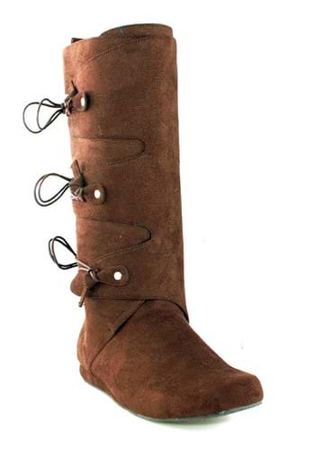 Click Here to buy Mens Brown Tall Renaissance Boots from HalloweenCostumes, CDN Funds & Shipping