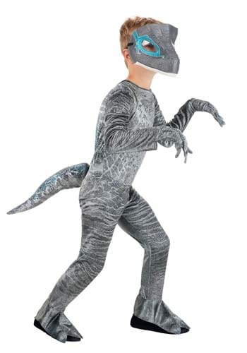 Click Here to buy Kids Jurassic Park Blue Deluxe Costume from HalloweenCostumes, CDN Funds & Shipping