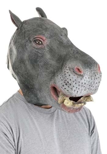 Click Here to buy Hippo Latex Mask from HalloweenCostumes, CDN Funds & Shipping