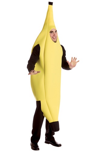 Click Here to buy Adult Deluxe Banana Costume from HalloweenCostumes, CDN Funds & Shipping