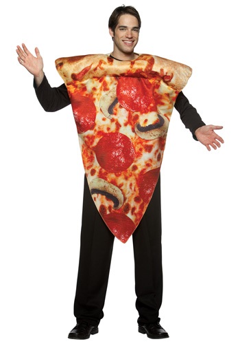 Click Here to buy Pizza Slice Costume For Grown Ups from HalloweenCostumes, CDN Funds & Shipping