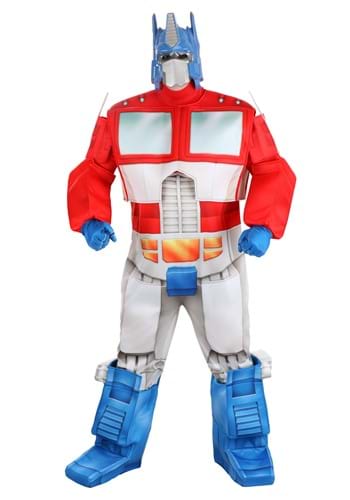 Click Here to buy Plus Size Adult Retro Optimus Prime Costume from HalloweenCostumes, CDN Funds & Shipping