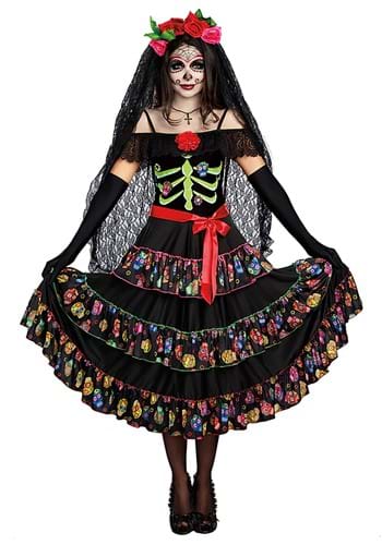 Click Here to buy Lady of the Dead Womens Costume from HalloweenCostumes, CDN Funds & Shipping