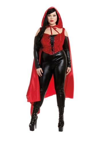 Click Here to buy Plus Size Seductive Red Womens Costume from HalloweenCostumes, CDN Funds & Shipping