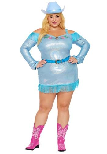 Free. Woman Rhinestone Cowgirl Plus Size Costume. Face Swap AI ID:945682