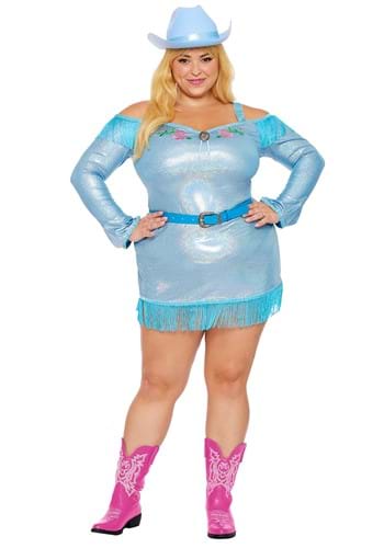 Click Here to buy Womens Rhinestone Cowgirl Plus Size Costume from HalloweenCostumes, CDN Funds & Shipping