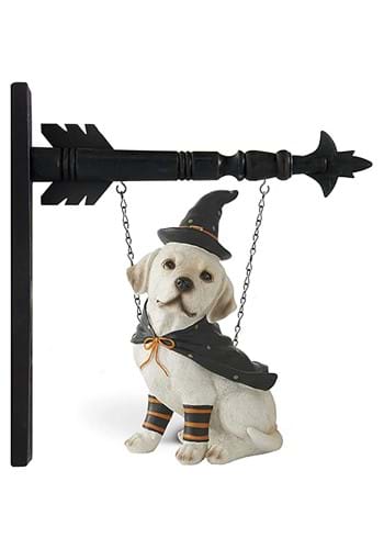 Click Here to buy 11.5 Inch Dog With Witch Hat Hanging Decoration | Halloween Home Decorations from HalloweenCostumes, CDN Funds & Shipping