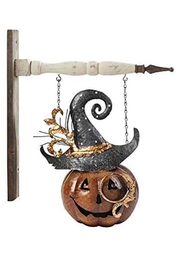 Click Here to buy Metal Jack O Lantern with Hat 11  Arrow Figure from HalloweenCostumes, CDN Funds & Shipping