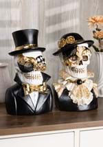 Set of Two Resin Masquerade Skeleton Busts Alt 1