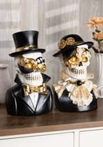 Set of Two Resin Masquerade Skeleton Busts Alt 2