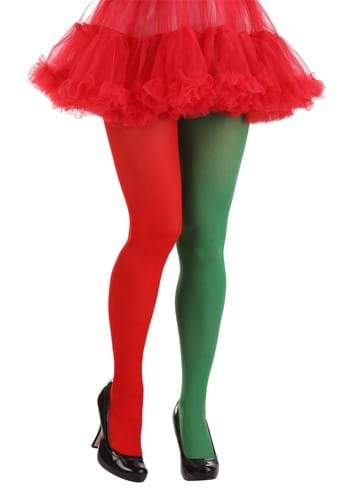 Click Here to buy Red and Green Womens Tights from HalloweenCostumes, CDN Funds & Shipping