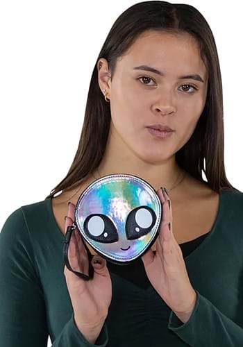 Click Here to buy Womens Silver Alien Coin Purse from HalloweenCostumes, CDN Funds & Shipping