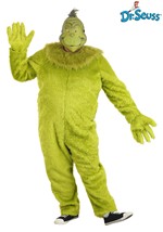 The Grinch Adult Plus Deluxe Jumpsuit with Latex M Alt 5