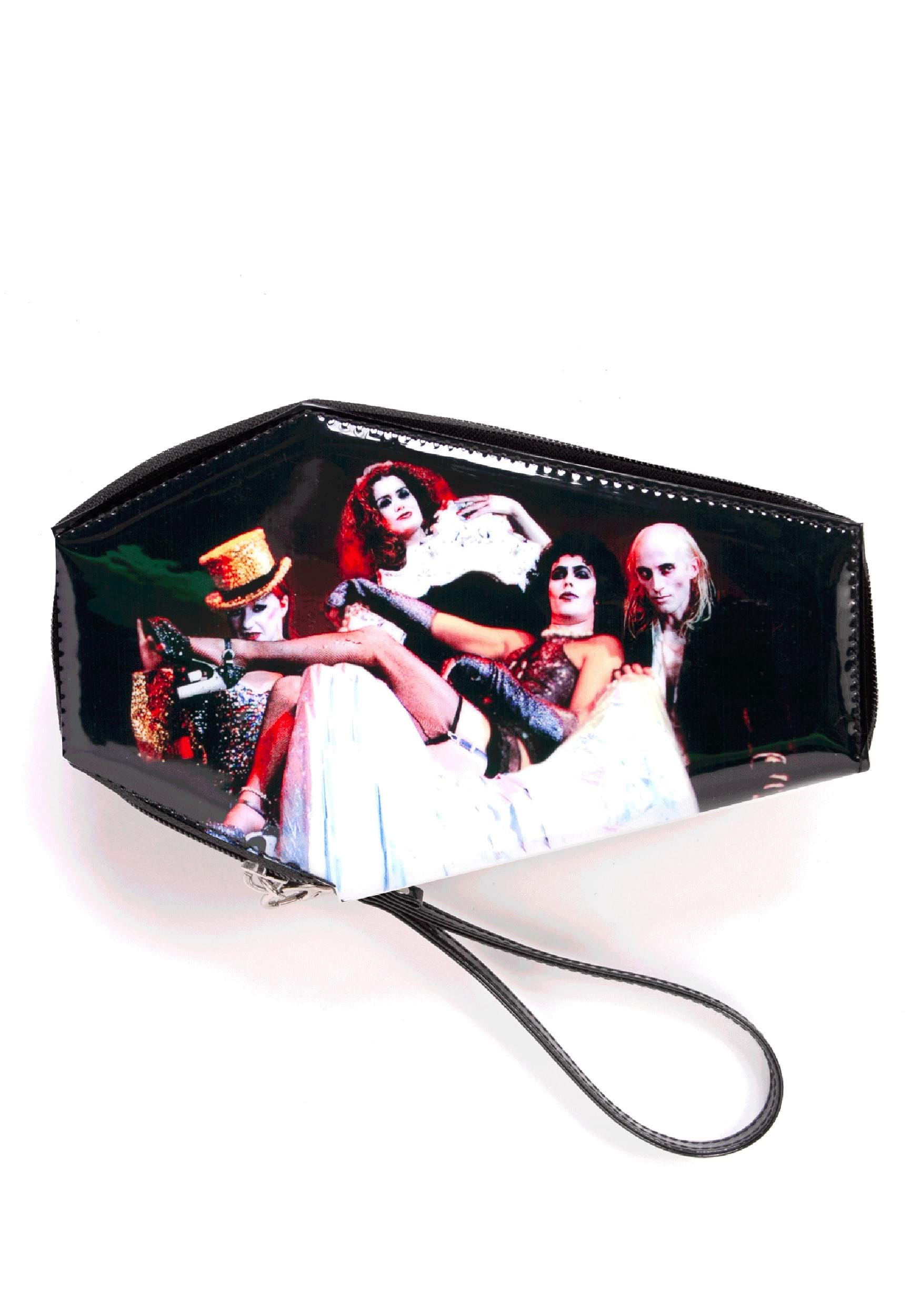 Rocky Horror Picture Show Faux Patent Coffin Wallet Accessory