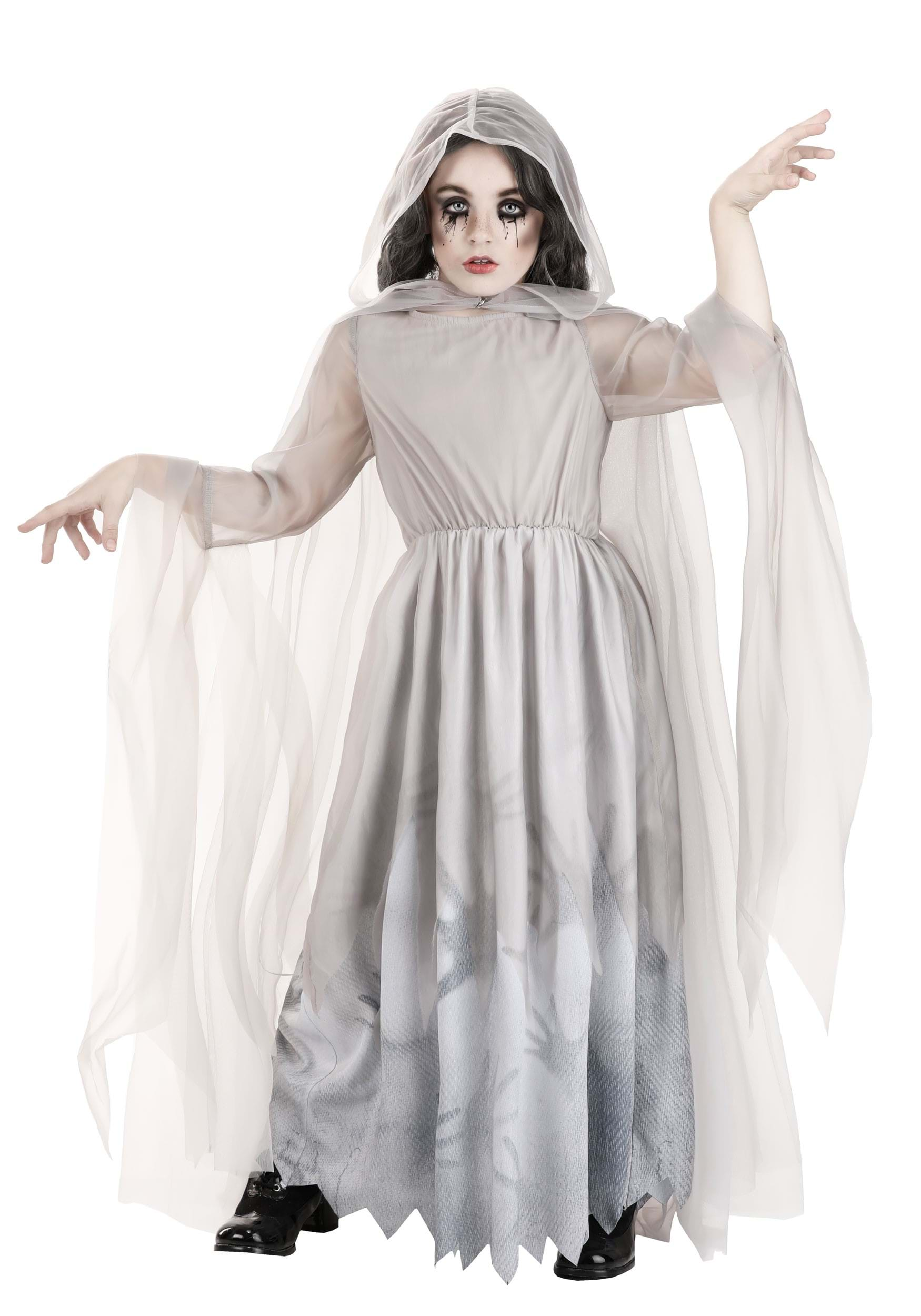 Kid's Lady In White Ghost Costume , Ghost Costumes