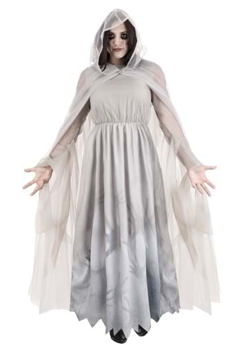 Click Here to buy Adult Lady in White Ghost Costume from HalloweenCostumes, CDN Funds & Shipping
