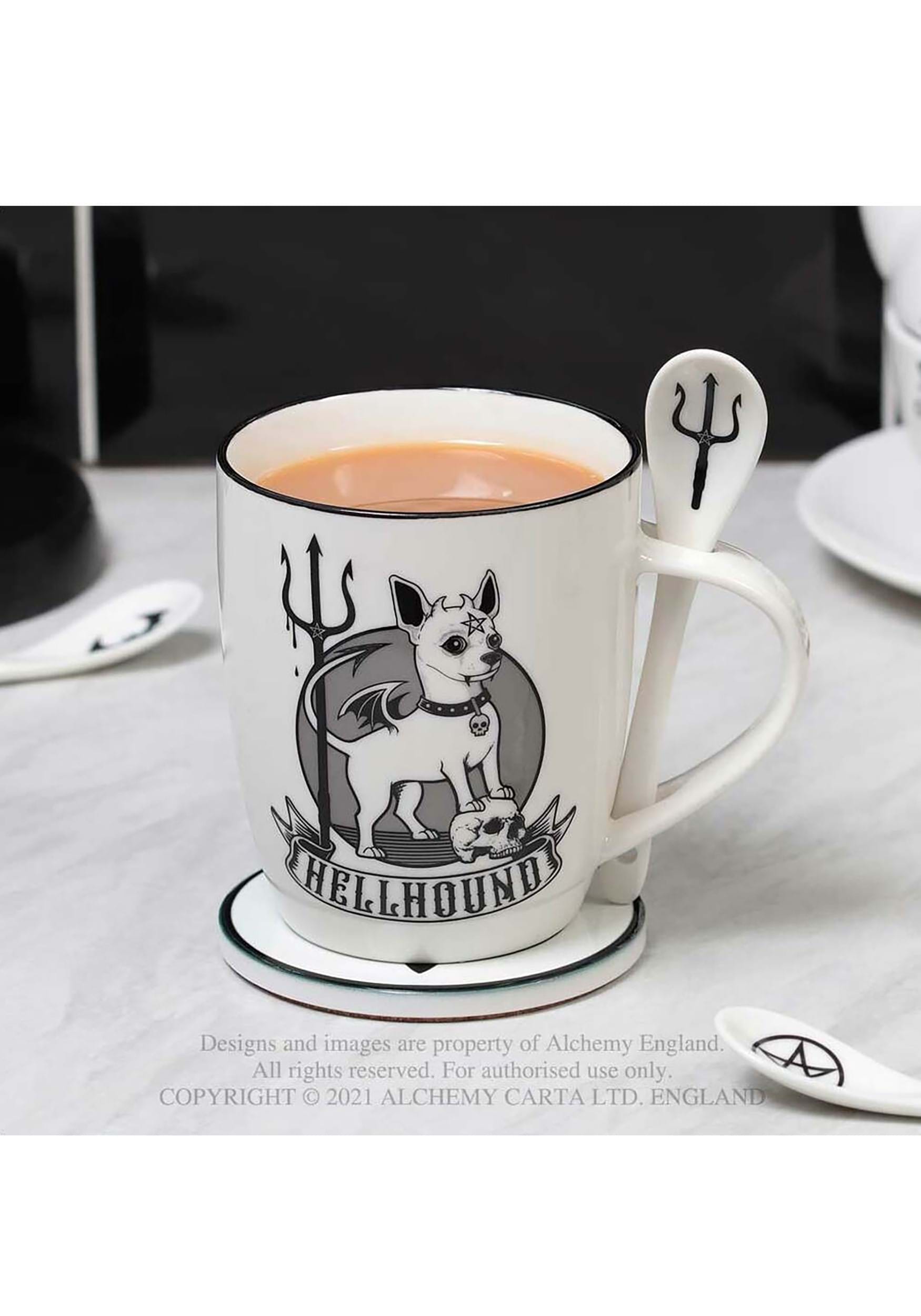 Hellhound Mug With Spoon