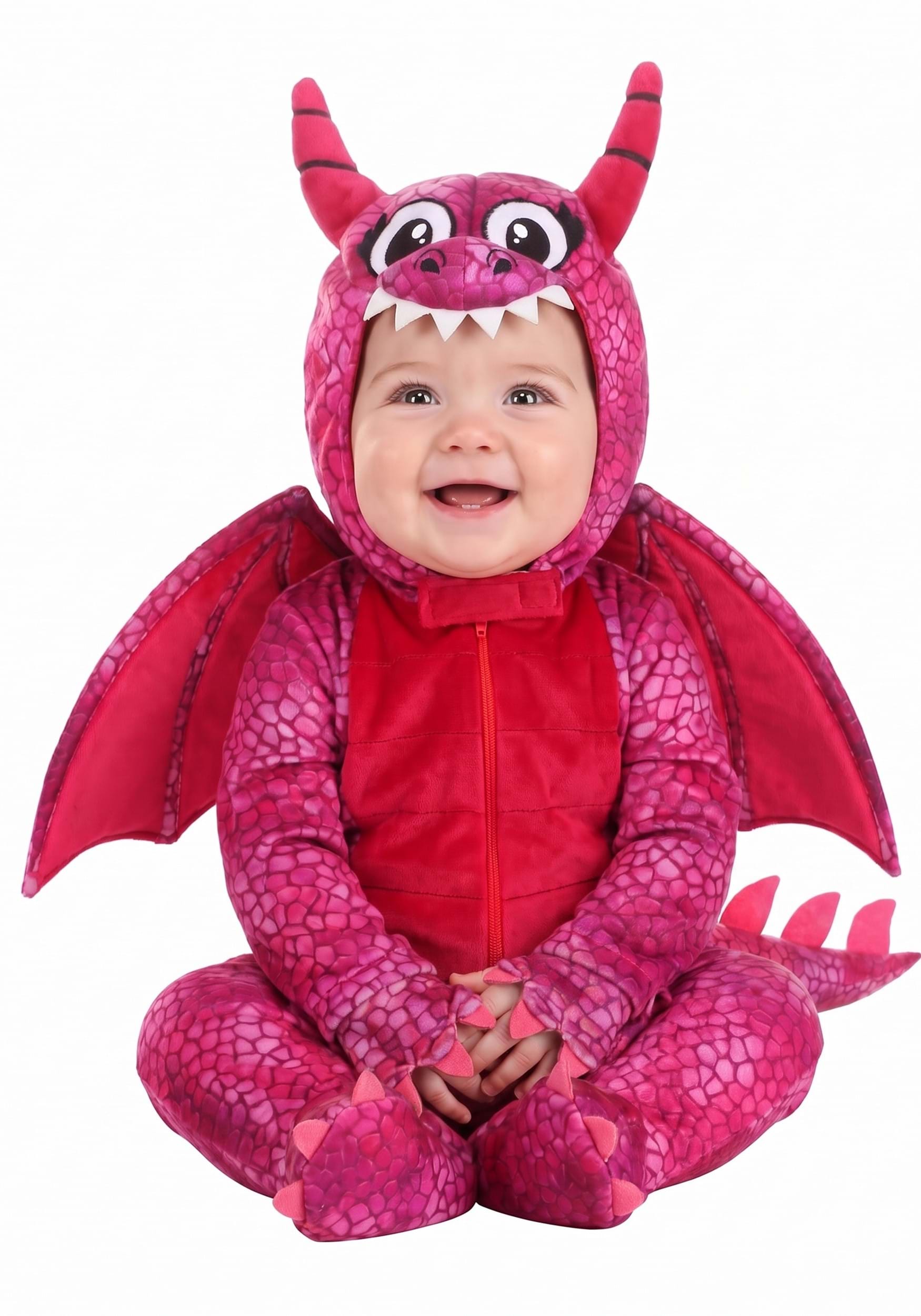 Infant Magenta Dragon Costume | Folklore Costumes