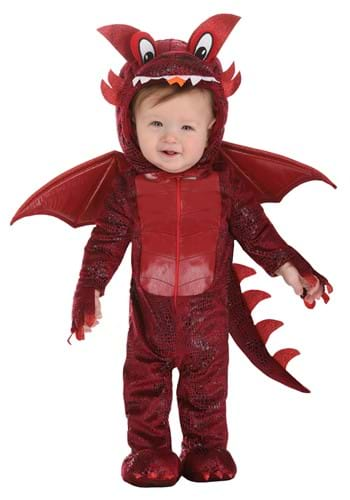 Click Here to buy Red Dragon Baby Costume from HalloweenCostumes, CDN Funds & Shipping