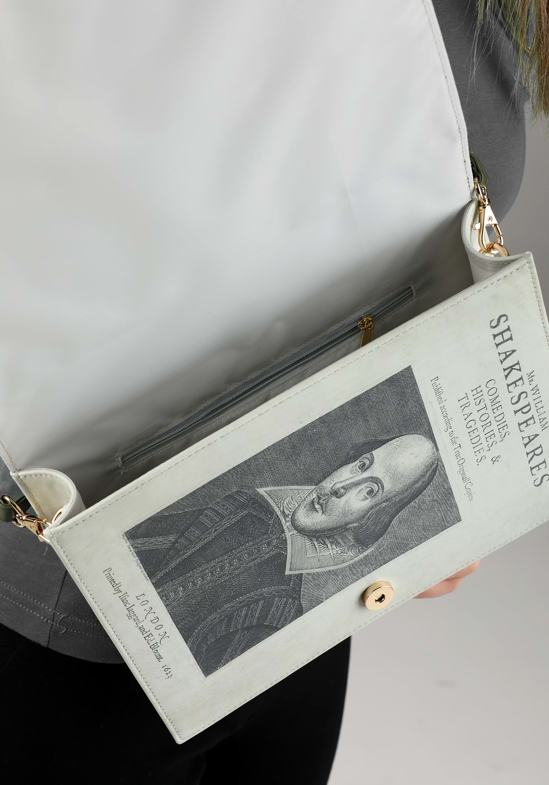 Shakespeare Book Costume Bag , Historical Accessories