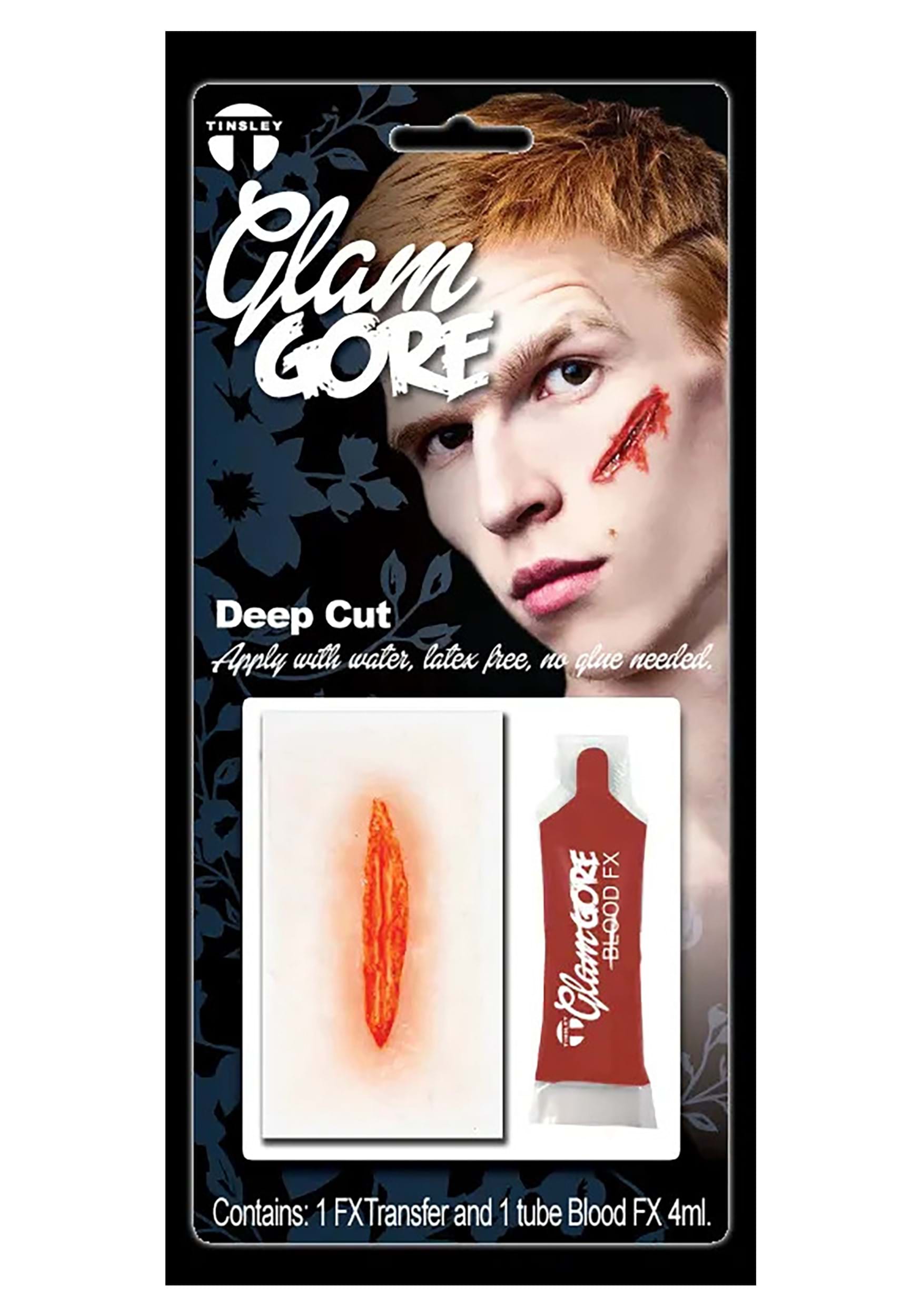 Glam Gore Transfer Blood Costume Makeup Kit