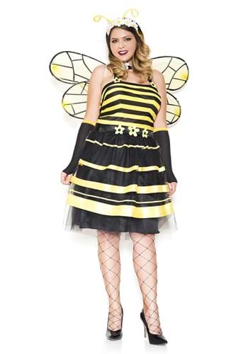Womens Plus Size Bumble Bee Costume