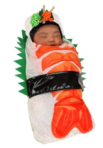 Click Here to buy Baby Shrimp Sushi Costume from HalloweenCostumes, CDN Funds & Shipping