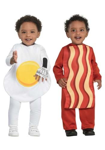 Click Here to buy Bacon & Eggs Breakfast Baby Costumes from HalloweenCostumes, CDN Funds & Shipping