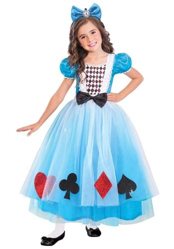 Click Here to buy Girls Miss Wonderland Costume from HalloweenCostumes, CDN Funds & Shipping