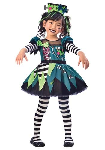 Click Here to buy Girls Miss Monster Frankenstein Tutu Costume from HalloweenCostumes, CDN Funds & Shipping