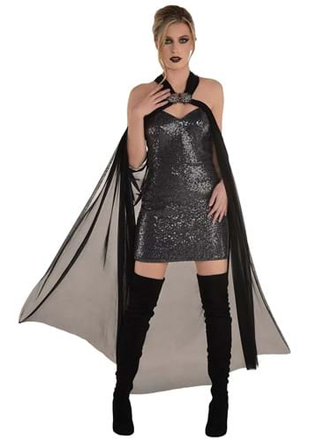 Draped Gothic Cape Accessory