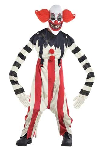 Click Here to buy Long Arm Creepy Clown Boys Costume from HalloweenCostumes, CDN Funds & Shipping