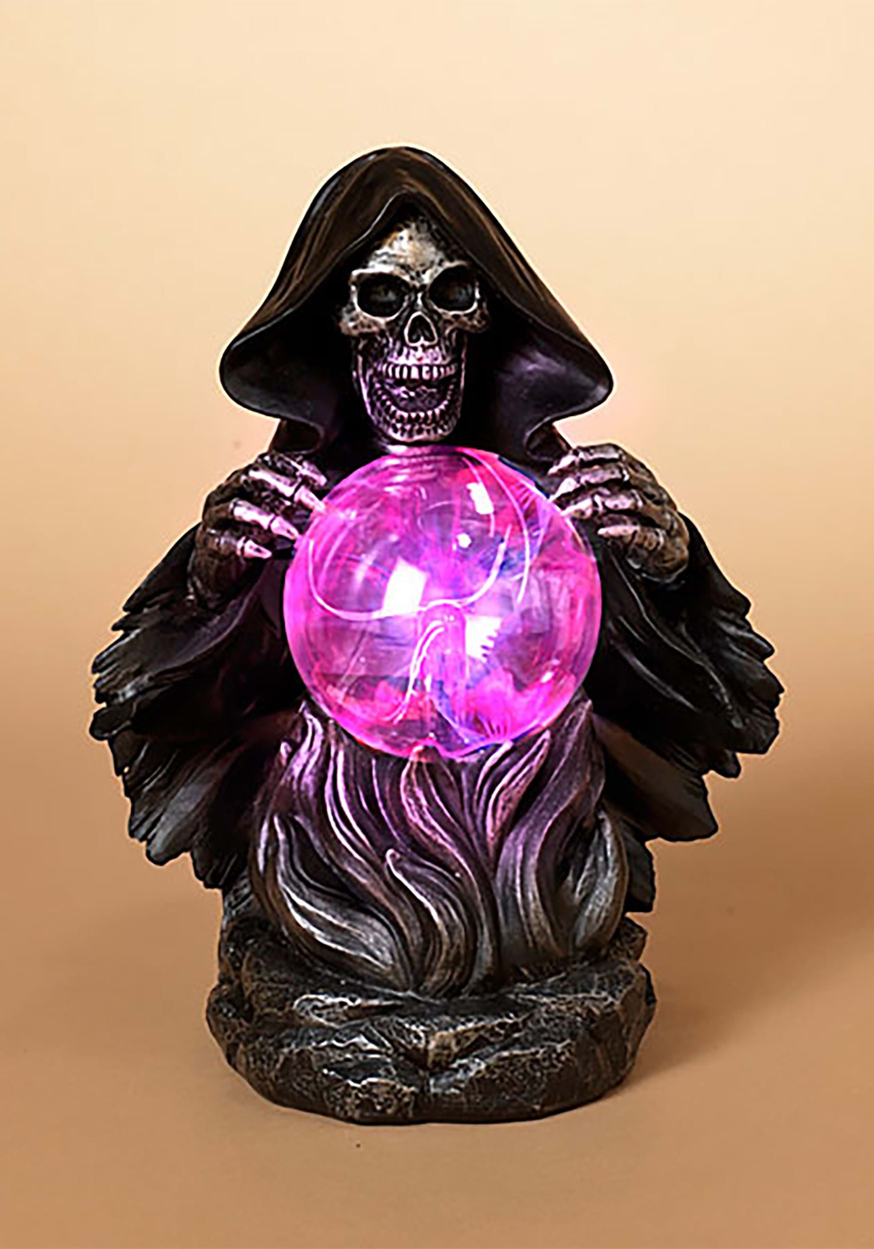 Grim Reaper W/ Static Lighted 9 Magic Ball