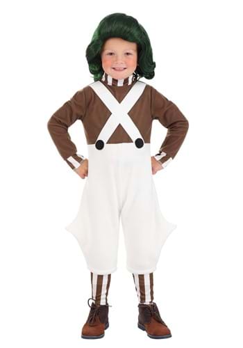 Click Here to buy Willy Wonka Toddler Oompa Loompa Costume from HalloweenCostumes, CDN Funds & Shipping