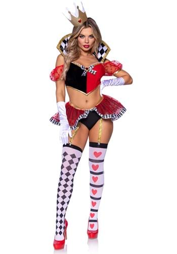 Womens Sexy Royal Queen of Hearts Costume