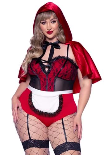 Click Here to buy Plus Size Womens Naughty Miss Red Costume from HalloweenCostumes, CDN Funds & Shipping