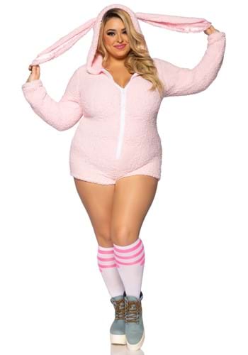 Click Here to buy Womens Plus Size Cuddle Bunny Costume from HalloweenCostumes, CDN Funds & Shipping