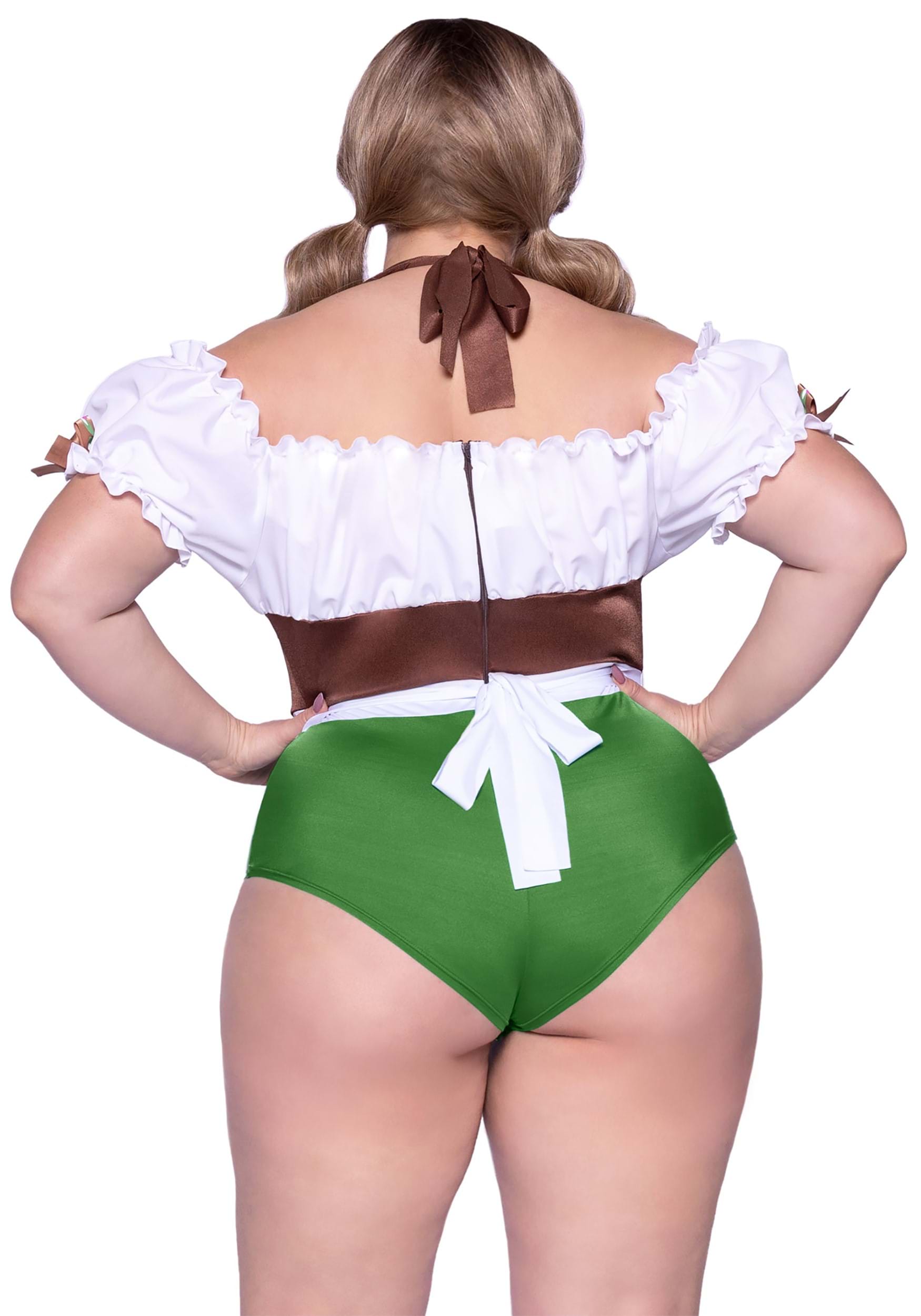Sexy Plus Size Flirty Fraulein Women's Costume
