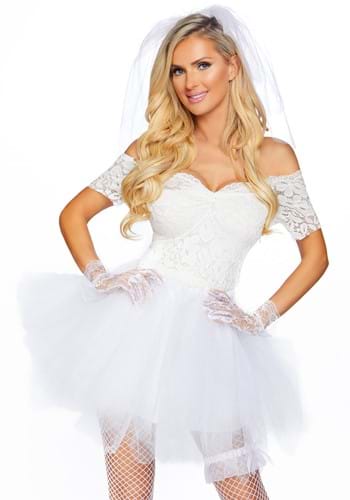 Click Here to buy Blushing Bride Womens Costume from HalloweenCostumes, CDN Funds & Shipping