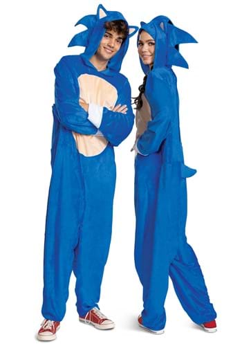 Click Here to buy Adult Sonic 2 Movie Sonic Costume from HalloweenCostumes, CDN Funds & Shipping