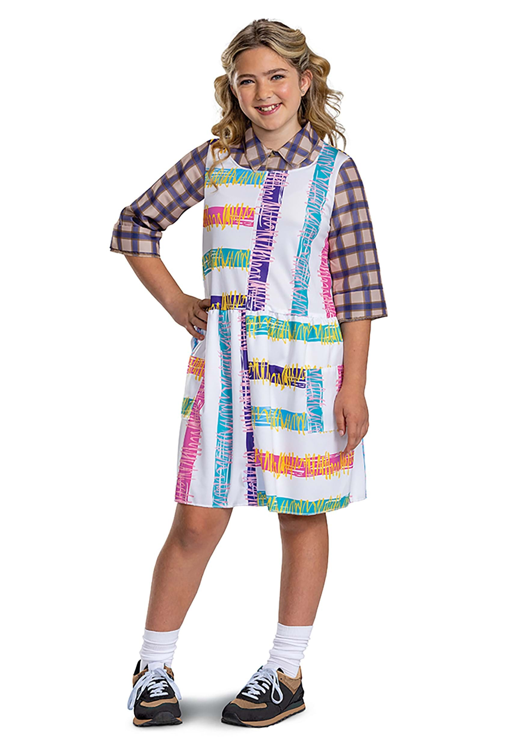 Tween Stranger Things Classic Eleven S4 Look Costume