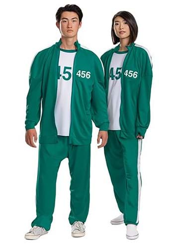 Click Here to buy Squid Game Adult Player 456 Track Suit from HalloweenCostumes, CDN Funds & Shipping
