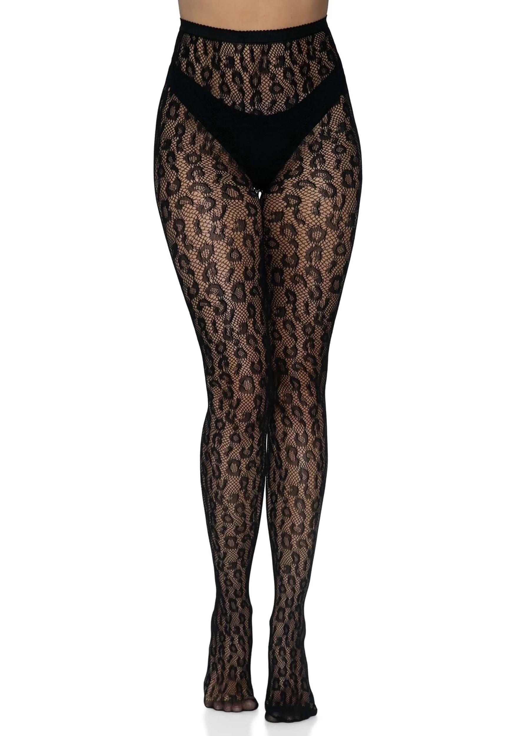 Black Lace Net Tights, Accessories