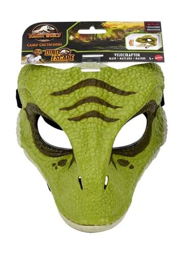 Click Here to buy Jurassic World Velociraptor Basic Mask from HalloweenCostumes, CDN Funds & Shipping
