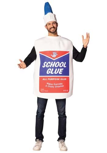 Click Here to buy School Glue Adult Costume from HalloweenCostumes, CDN Funds & Shipping
