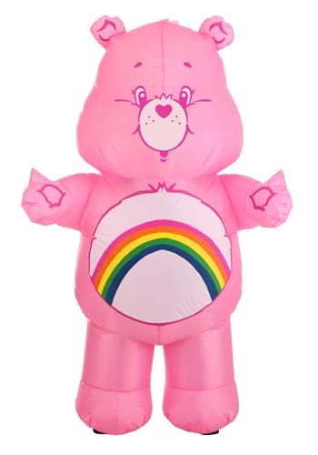Click Here to buy Care Bears Inflatable Cheer Bear Adult Costume from HalloweenCostumes, CDN Funds & Shipping