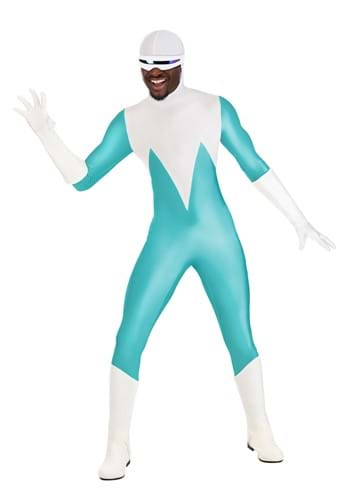 Click Here to buy Disney and Pixar The Incredibles Deluxe Frozone Mens Costume | Disney Costumes from HalloweenCostumes, CDN Funds & Shipping